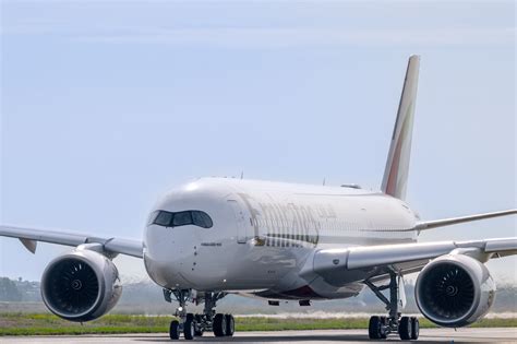 Emirates Airbus A380 at Paris Charles de Gaulle Airport