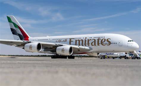 Emirates Airbus A380 global network Dubai Houston Washington Dulles Copenhagen Glasgow Prague Moscow 2026