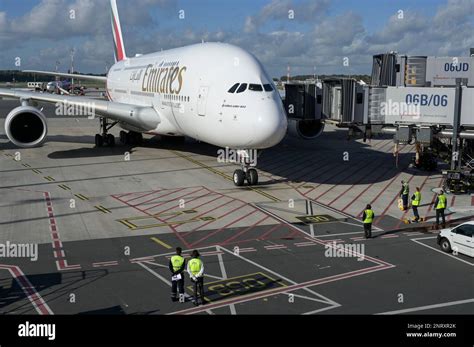 Emirates Airbus A380 Hamburg Airport 2018 Fuhlsbüttel Germany