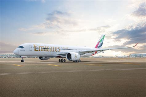 Emirates Airbus and Boeing aircraft fleet serving international routes from Dubai