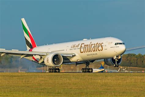 Emirates Boeing 777-300ER at DFW Terminal
