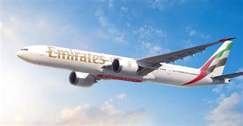 Emirates Boeing 777-9 widebody aircraft in airline livery at Dubai airport