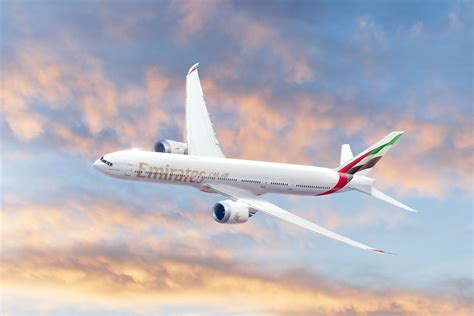 Emirates Boeing 777X concept aircraft awaiting delayed delivery