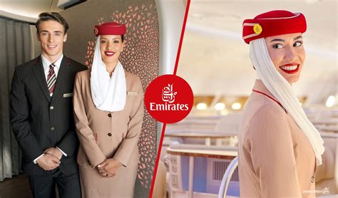 Emirates cabin crew welcoming travelers on the Dubai–Orlando route