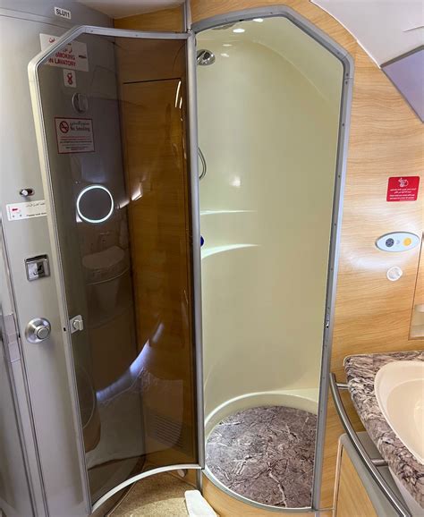 Emirates onboard shower spa A380