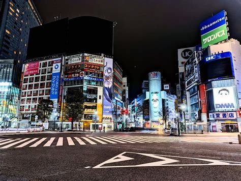 empty streets of Shibuya and vacant hotel lobbies in Tokyo
