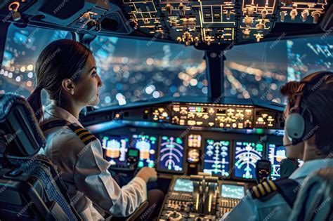Endeavor Air CRJ cockpit with pilots preparing for takeoff