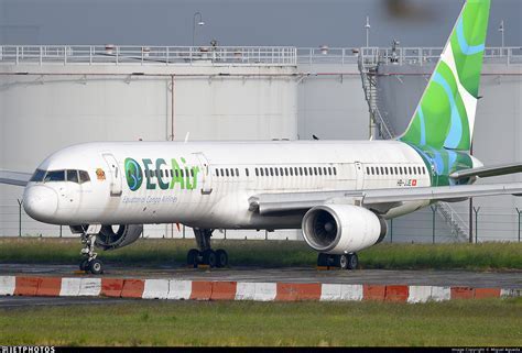 Equatorial Congo Airlines Boeing 757 in BA colors stored at Addis Ababa