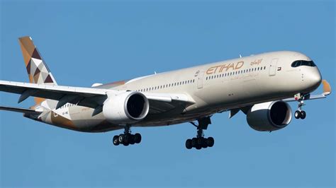 etihad airways a350 in flight