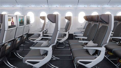 Etihad Airways Boeing 787 Dreamliner cabin