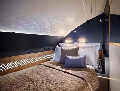 Etihad The Residence Airbus A380 living room bedroom private shower butler luxury apartment