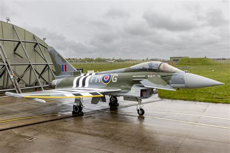 Eurofighter Typhoon being serviced on the tarmac