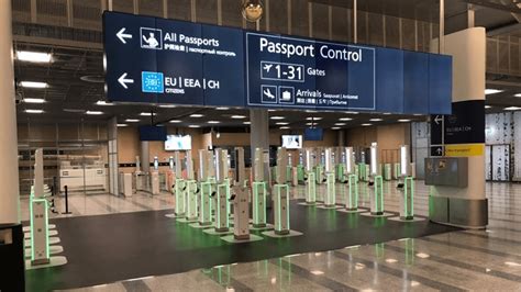 European airport biometric passport control queue 2026 EES travelers