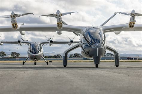 evtol competition eve joby archer aircraft lineup in background