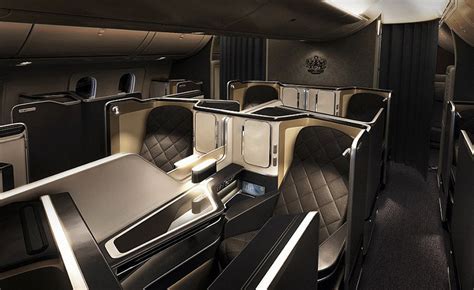 Example of a modern, luxurious first-class airline suite