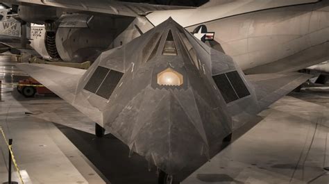 experimental stealth coating applied to Lockheed F-117 aircraft