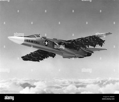 F-111 Aardvark low-level strike aircraft flying over Vietnam