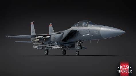 f-15 eagle with external fuel tanks mounted