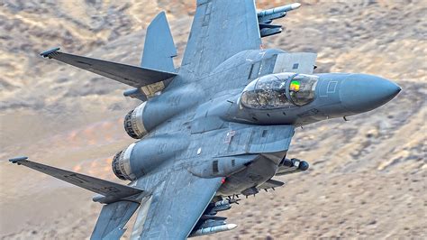 F-15E Strike Eagle equipped with modern avionics and weaponry