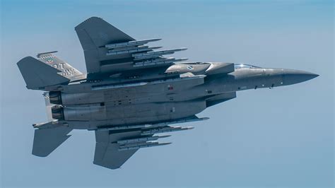 F-15EX Eagle II preparing for takeoff on an operational mission