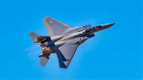 F-15EX on a test flight showcasing its advanced features