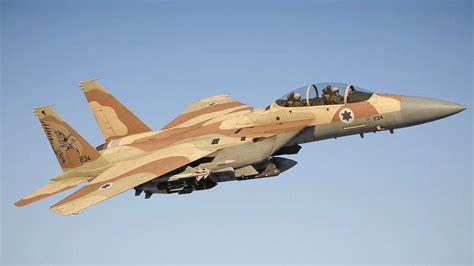 F-15I Ra’am in sand-brown camouflage