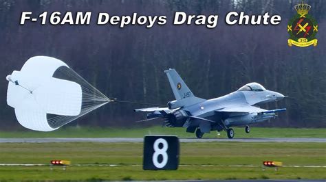 f-16 drag chute deployment