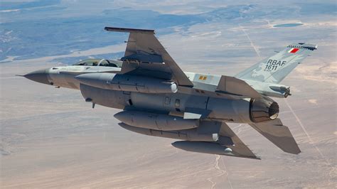 F-16 Viper loaded with air-to-ground munitions in combat mission