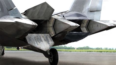 F-22 performing thrust-vectoring maneuvers