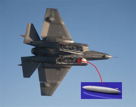 F-22 Raptor fitted with external fuel tanks for extended-range operations