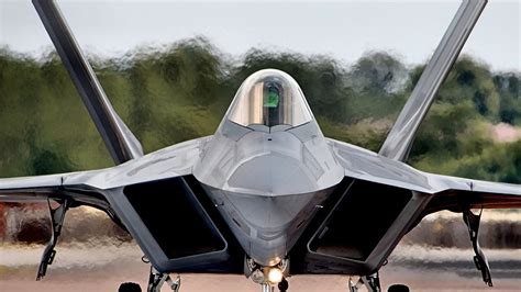 F-22 Raptor in flight with stealth loadout upgrades
