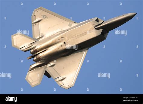 F-22 Raptor stealth fighters parked at Joint Base Elmendorf-Richardson Alaska