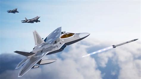 F-22 Raptor with IRST system and stealth fuel tanks for enhanced UFO detection