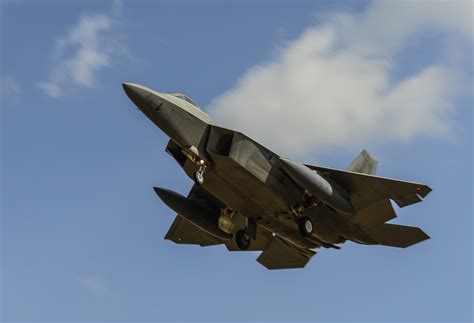 F-22 Raptors deployed at Osan Air Base, South Korea
