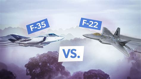 F-22 vs F-35 comparison chart
