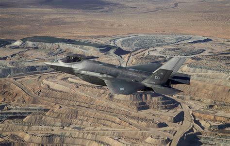 F-35 Block 4 avionics test flight over Edwards Air Force Base in 2024