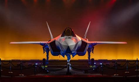 F-35 fighter jet on static display during US-India joint military drill