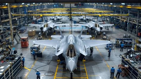 F-35 production line with TR-3-equipped aircraft in 2025