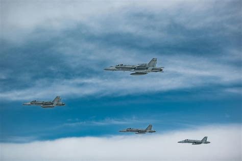 F-35A conducting joint exercise with NATO partners over the Baltics