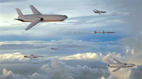 F-35A flying in coordination with tactical drone