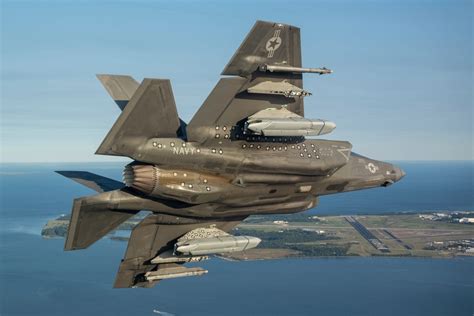 F-35A in non-stealth configuration carrying external weapons on pylons, USAF Red Flag Exercise, 2024