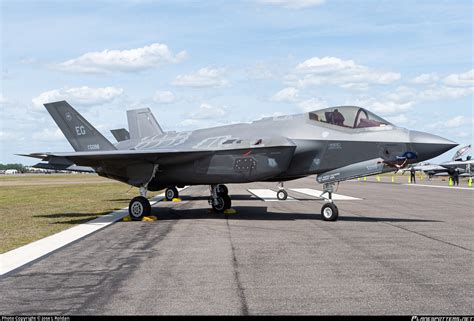 F-35A on tarmac at US Air Force base during NATO exercise