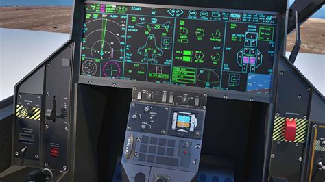 F-35C cockpit helmet mounted display landing symbology