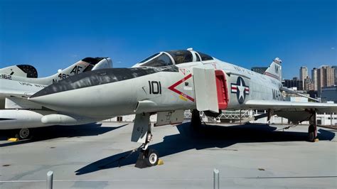 F-4 Phantom II carrier landing with boundary layer control active