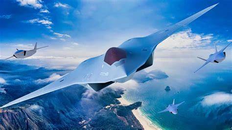F-47 Next Generation Air Dominance concept showing stealth-focused fighter design and future combat networking