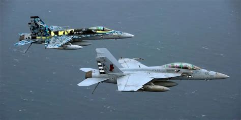 F/A-18 Legacy Hornet with AIM-9 Sidewinder missiles on wingtip hardpoints