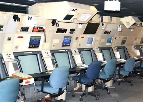 FAA air traffic control center operations room early 2000s