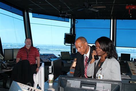 faa air traffic control tower team communication during live operation