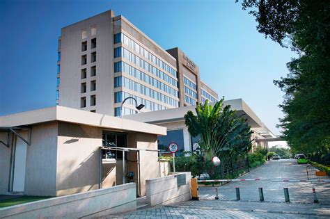 facade of Courtyard by Marriott Pune Chakan with enhanced security presence