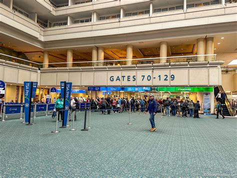 Families waiting near Southwest gates at Orlando International